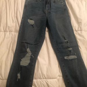 Good American distressed jeans